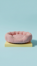 Cama para mascotas rosa pastel